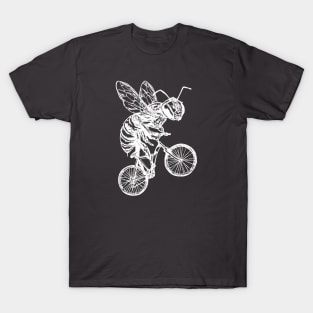 SEEMBO Bee Cycling Bicycle Cyclist Bicycling Biking Fun Bike T-Shirt